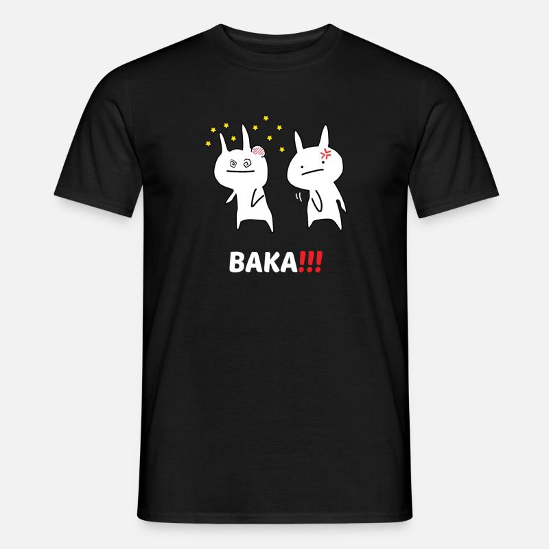 BAKA! - T-shirt uomo - nero