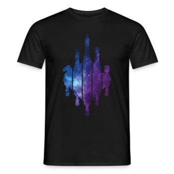 CHESS GAME CHESS - Men's T-Shirt - black - Front - AI Model Male 178 light (178cm)