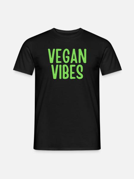 Vegan Vibes - Men's T-Shirt - black