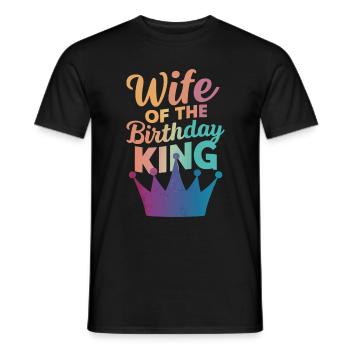 Femme Épouse Partenaire Famille Marié - T-shirt homme - noir - Devant - AI Model Male 178 light (178cm)