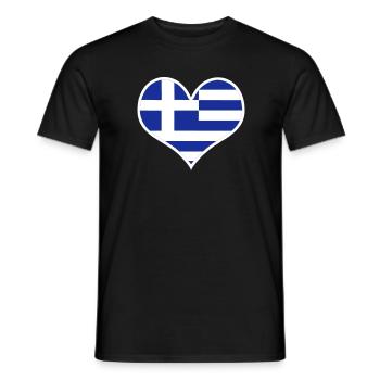 hellas grèce grèce - T-shirt homme - noir - Devant - AI Model Male 178 light (178cm)
