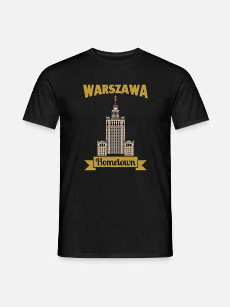 Hometown Warsaw - Men's T-Shirt - black
