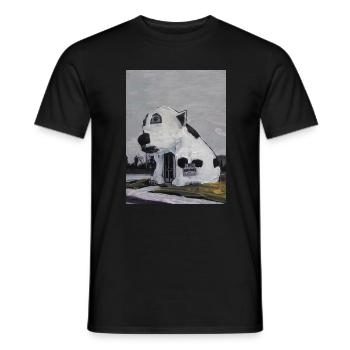 Art Dog - Männer T-Shirt - Schwarz - Vorne - AI Model Male 178 light (178cm)