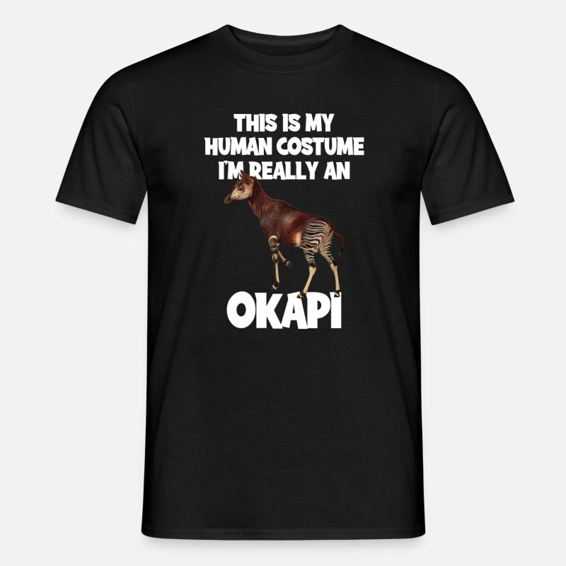 Okapi Zoo Expedition - Männer T-Shirt - Schwarz