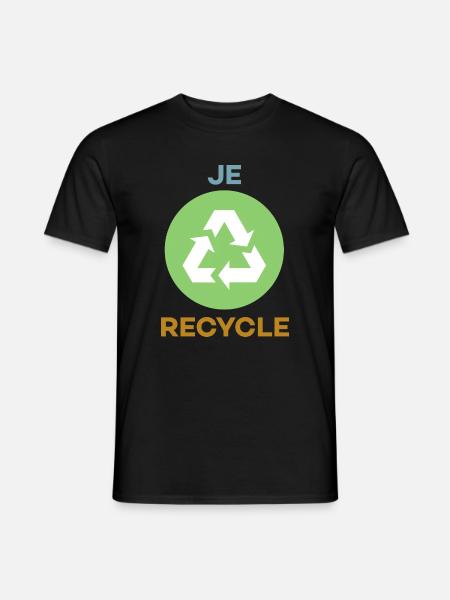 Je Recycle - T-shirt homme - noir