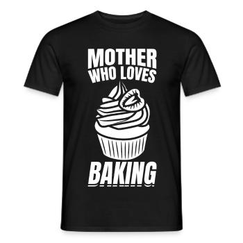 Baker Mom - Men's T-Shirt - black - Front - AI Model Male 178 light (178cm)