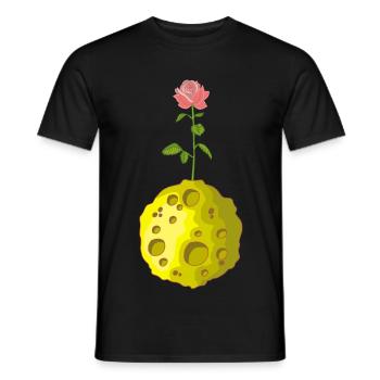 Flowery Planet - Men's T-Shirt - black - Front - AI Model Male 178 light (178cm)