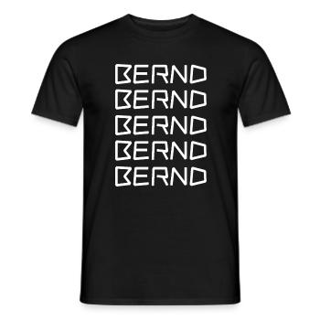 Bachelor Bernd - Men's T-Shirt - black - Front - AI Model Male 178 light (178cm)