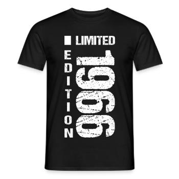 60th Birthday Limited Edition 1966 Vintage - Men's T-Shirt - black - Front - AI Model Male 178 light (178cm)