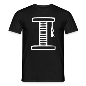 Kratzbaum Katze Geschenk - Männer T-Shirt - Schwarz - Vorne - AI Model Male 178 light (178cm)