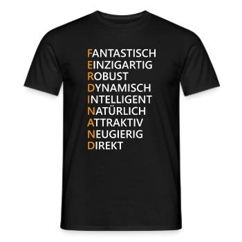Ferdinand Name Geschenk - Männer T-Shirt - Schwarz - Vorne - AI Model Male 178 light (178cm)