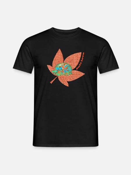 autumn 60 hedgehogs e 4 - Men's T-Shirt - black