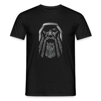 T-shirt Viking, Odin, Mythologie - T-shirt homme - noir - Devant - AI Model Male 178 light (178cm)