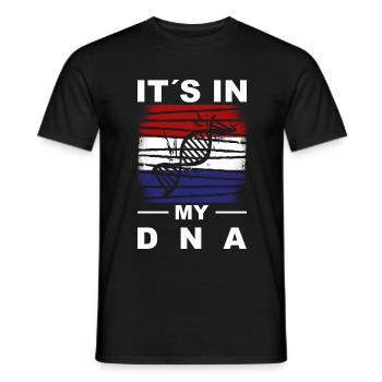 Pays-Bas Drapeau Hollande Drapeau néerlandais - T-shirt homme - noir - Devant - AI Model Male 178 light (178cm)