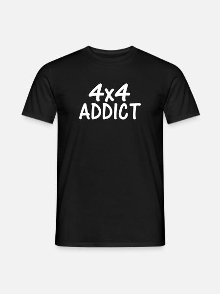 4x4 addict - Men's T-Shirt - black