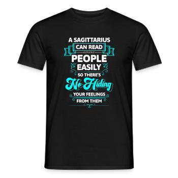Sternzeichen Astrologie Energie - Männer T-Shirt - Schwarz - Vorne - AI Model Male 178 light (178cm)