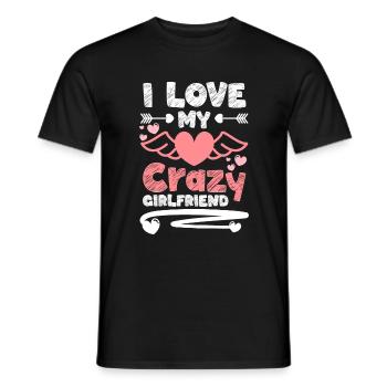Romantisch Paar Große Liebe - Männer T-Shirt - Schwarz - Vorne - AI Model Male 178 light (178cm)