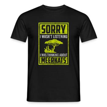 Wildnis Querstreifen Säugetier - Männer T-Shirt - Schwarz - Vorne - AI Model Male 178 light (178cm)