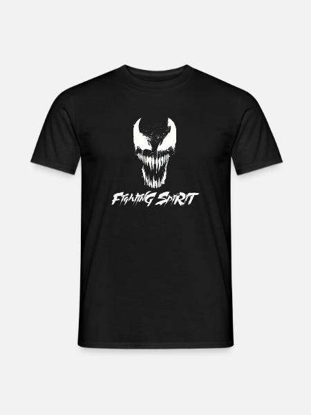 Fighting Spirit Kampfsport MMA - Männer T-Shirt - Schwarz