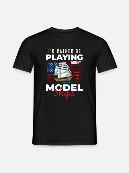 Ship Miniature Sailboat Rc Boat - Men's T-Shirt - black