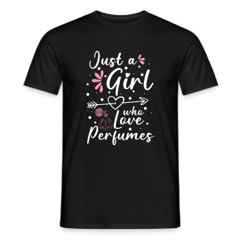 Parfüm Riechen Parfümerie Luxus - Männer T-Shirt - Schwarz - Vorne - AI Model Male 178 light (178cm)
