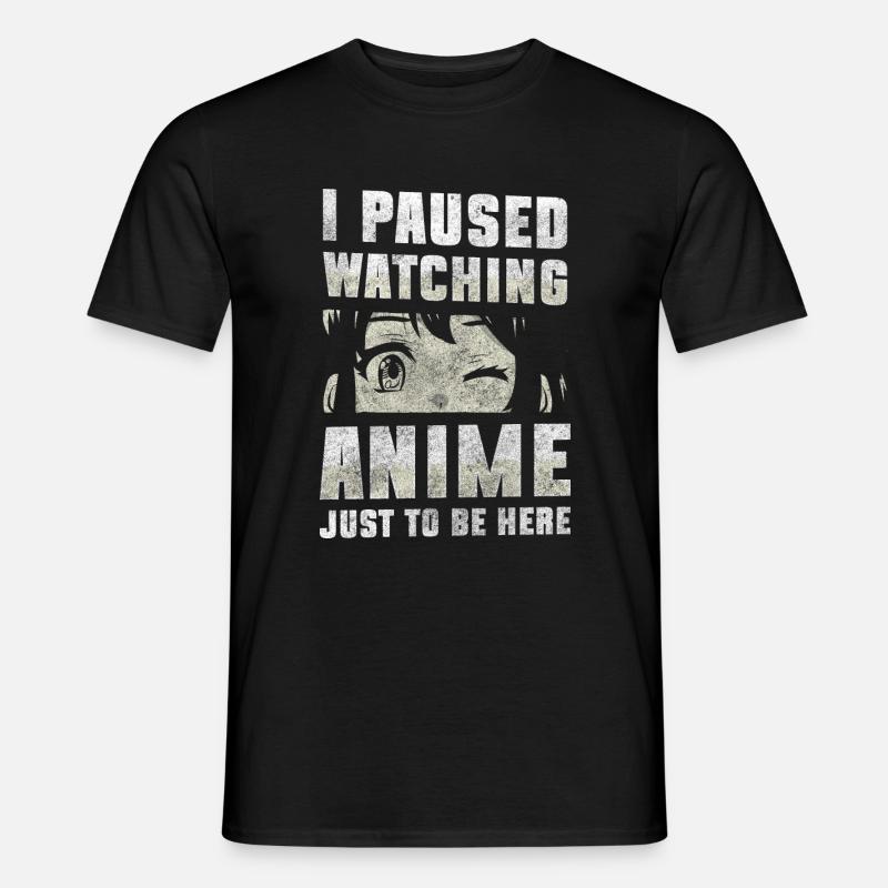 Anime Ramen - Männer T-Shirt - Schwarz