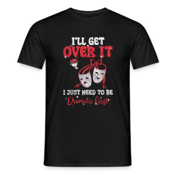 Drama Theatre Female Problems - Men's T-Shirt - black - Front - AI Model Male 178 light (178cm)