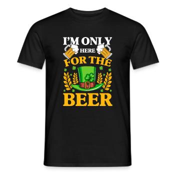 Irlandais Dublin Voyage Celtique - T-shirt homme - noir - Devant - AI Model Male 178 light (178cm)