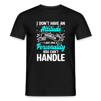 Service Profession Tipping Apron - Men's T-Shirt - black - Front - AI Model Male 178 light (178cm)