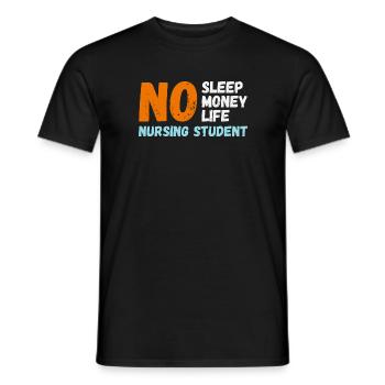 Ausbildung Krankenschwester - Männer T-Shirt - Schwarz - Vorne - AI Model Male 178 light (178cm)