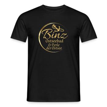 Binz - Station balnéaire de la Baltique & perle de la mer Baltique - T-shirt homme - noir - Devant - AI Model Male 178 light (178cm)
