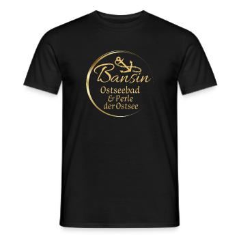 Bansin - Station balnéaire de la Baltique & perle de la mer Baltique - T-shirt homme - noir - Devant - AI Model Male 178 light (178cm)