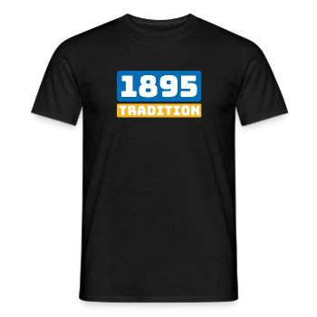 1895 Tradition - Männer T-Shirt - Schwarz - Vorne - AI Model Male 178 light (178cm)