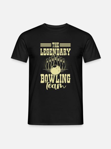 Legendary Bowling Team - Men's T-Shirt - black