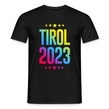 Tyrol 2023 - T-shirt homme - noir - Devant - AI Model Male 178 light (178cm)