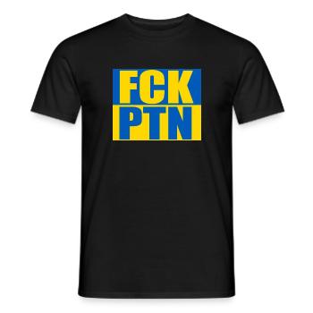 FCK PTN - T-shirt homme - noir - Devant - AI Model Male 178 light (178cm)