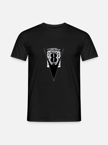 v8 - Männer T-Shirt - Schwarz