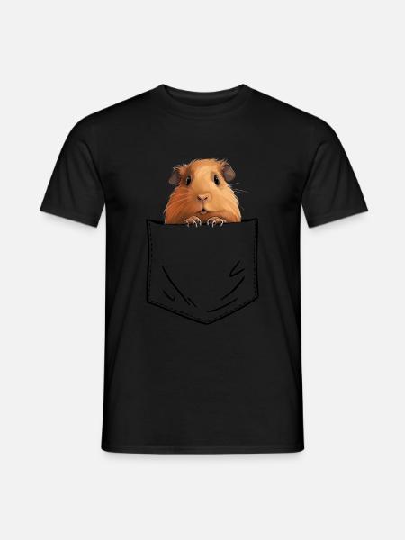MEERSCHWEINCHEN - Männer T-Shirt - Schwarz