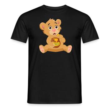 baby bear - Männer T-Shirt - Schwarz - Vorne - AI Model Male 178 light (178cm)