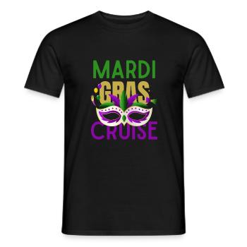 Mardi Gras Cruise 2026 Passende Familienfeier - Männer T-Shirt - Schwarz - Vorne - AI Model Male 178 light (178cm)