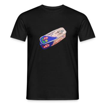 Makrele - Männer T-Shirt - Schwarz - Vorne - AI Model Male 178 light (178cm)