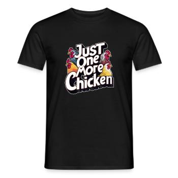 Juste un autre poulet drôle de conception de poulet dictant - T-shirt homme - noir - Devant - AI Model Male 178 light (178cm)