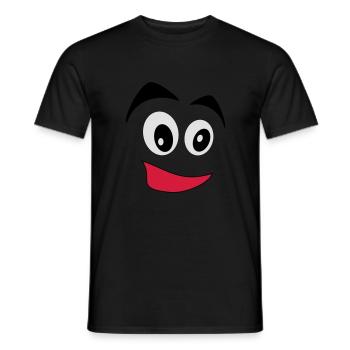 comic - Men's T-Shirt - black - Front - AI Model Male 178 light (178cm)