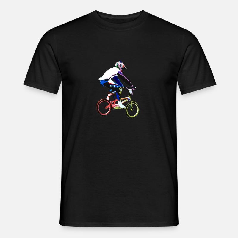 bmx - Männer T-Shirt - Schwarz