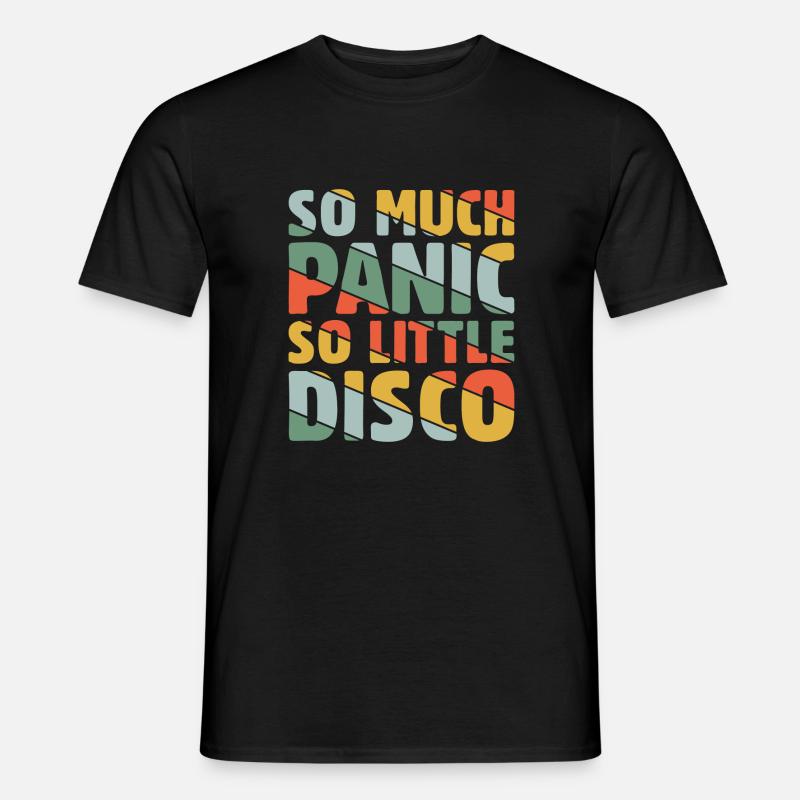 So much Panic so little Disco - Männer T-Shirt - Schwarz