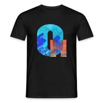 Oh Yeah - Männer T-Shirt - Schwarz - Vorne - AI Model Male 178 light (178cm)
