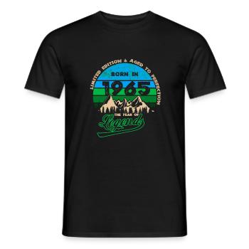 Legends 1965 - Men's T-Shirt - black - Front - AI Model Male 178 light (178cm)