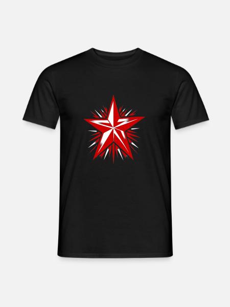 Etoile Rouge, Communisme, Marxisme - T-shirt homme - noir