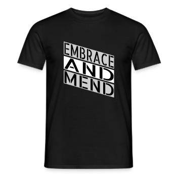 blague dictons drôles citations de guérison - T-shirt homme - noir - Devant - AI Model Male 178 light (178cm)