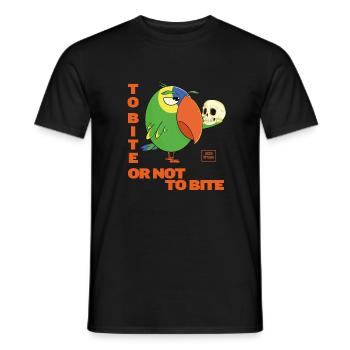 Picken oder nicht picken - Männer T-Shirt - Schwarz - Vorne - AI Model Male 178 light (178cm)